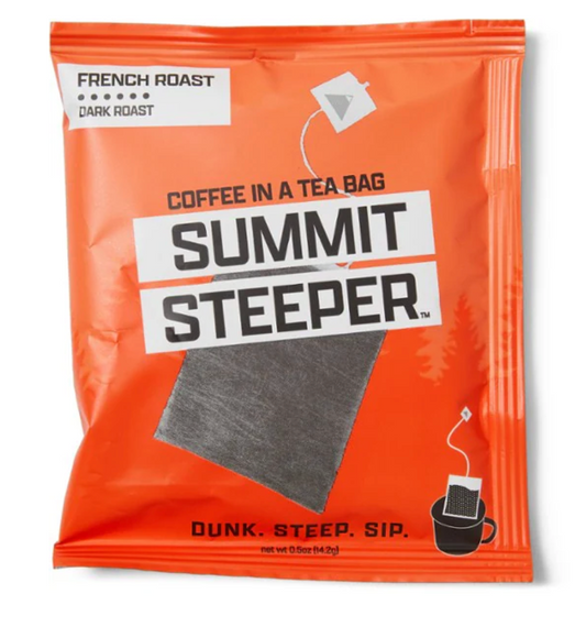 Summit Steeper, Teabag Coffee French Roast | 200 unit bulk box